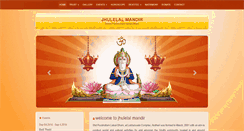 Desktop Screenshot of jhulelalmandir.org.in